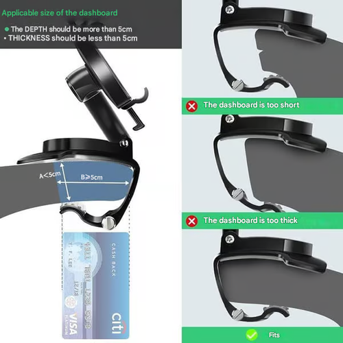 🏆New Arrival 360 Degree Rotating Car Dashboard Phone Holder