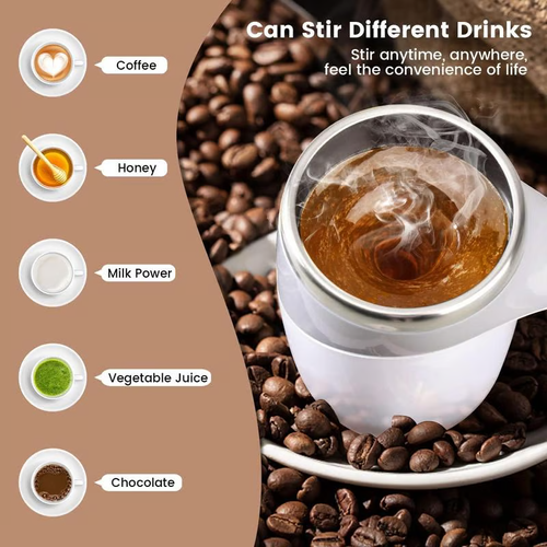 Automatic Magnetic Stirring Coffee Mug