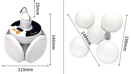 Wholesale Solar Powered LED Football Lights for Outdoor Camping Garden Emergency