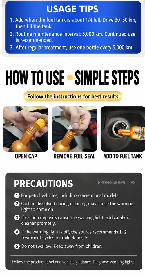 Catalytic Converter Cleaner - 6 Bottle Pack
