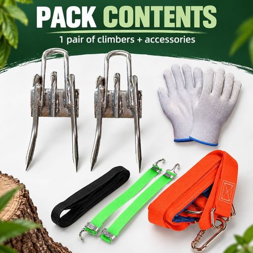 5-Claw Tree Climbing Kit
