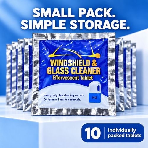 Windshield & Glass Cleaner Tablets - 10 Packs