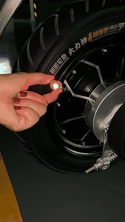 Colourful Tyre Valve Stem Flash Lights