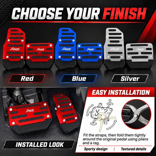 Automatic Car Pedal Covers – 2-Piece Set