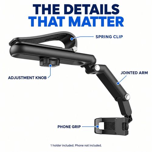 Adjustable Car Sun Visor Phone Holder