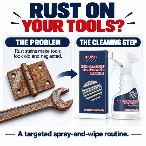 Steel & Iron Rust Remover Spray – 120 mL