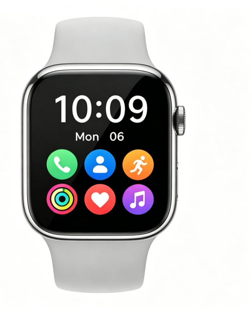 Touchscreen Smartwatch with Silicone Strap