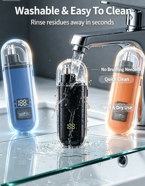 USB-C Nose Hair Trimmer