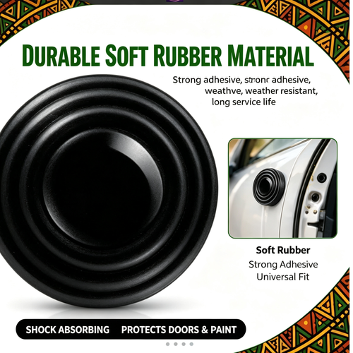 8PCS Car Door Quiet Close Shock Pads🚗 | Universal Rubber Noise Reduction Bumpers
