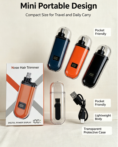 USB-C Nose Hair Trimmer