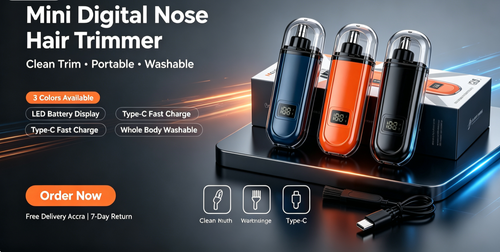 USB-C Nose Hair Trimmer