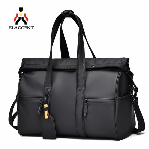 Mochila de viagem para musculação de homens modernos e estilosos, com grande capacidade, separação de secos e úmidos, resistente à água, design minimalista, ideal para transporte manual