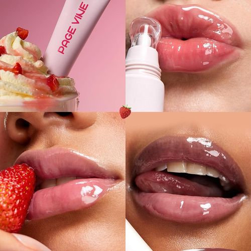 Estilo explosivo venda quente maquiagem lip oil lip balm conjunto de 4 peças