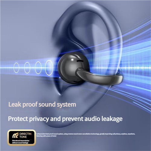 Touchscreen headphones, wireless Bluetooth headphones, high-end sound quality, with screen, sports clip-on earbuds