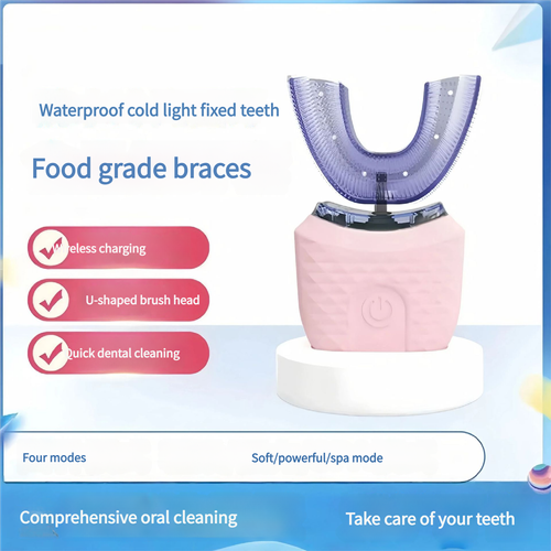 U-Shaped Electric Toothbrush Fully Automatic Waterproof 30-Second Oral Cleaning Fully Washable with Ultrasonic Teeth Cleaner