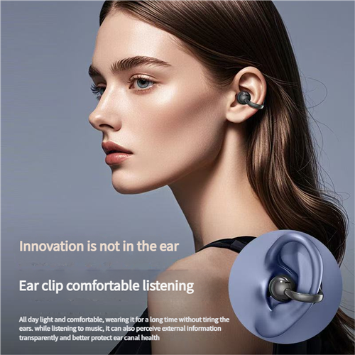 Touchscreen headphones, wireless Bluetooth headphones, high-end sound quality, with screen, sports clip-on earbuds