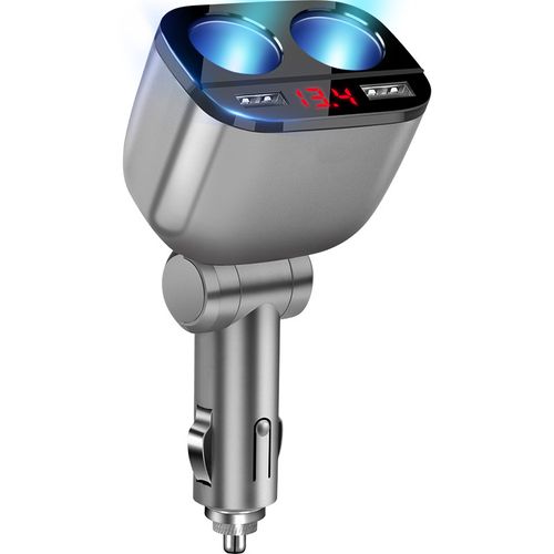 2025 New Car Charger Adapter - Dual USB Ports Fast Charging, Universal for All Vehicles in Africa