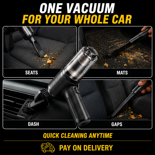 🔥HOT SALE🔥 COD！Wireless Car Vacuum Nairobi Inventory | Ships in 48 Hours | 7-Day No-Questions-Asked Returns and Exchanges. Cash-on-Delivery orders will be shipped from our Nairobi warehouse within 48 hours. Delivery takes 1–3 business days.