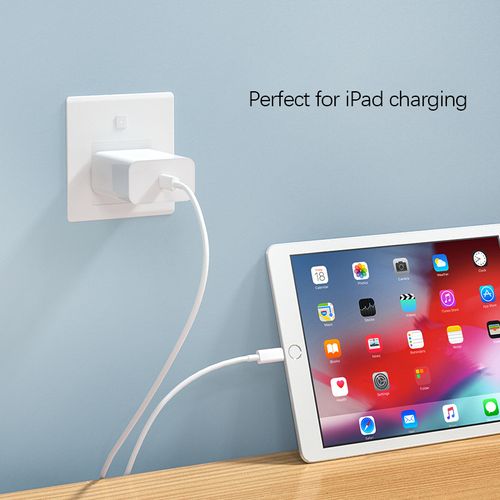 Адаптер питания Apple Charger Type-C мощностью 18 Вт + белый кабель Type-C длиной 100 см
