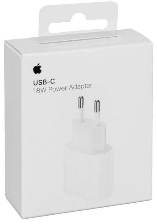 Адаптер питания Apple Charger Type-C мощностью 18 Вт + белый кабель Type-C длиной 100 см