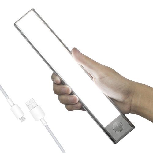 Ultra-thin wardrobe light cabinet light led human body induction night light wireless charging magnetic light bedside light strip light belt