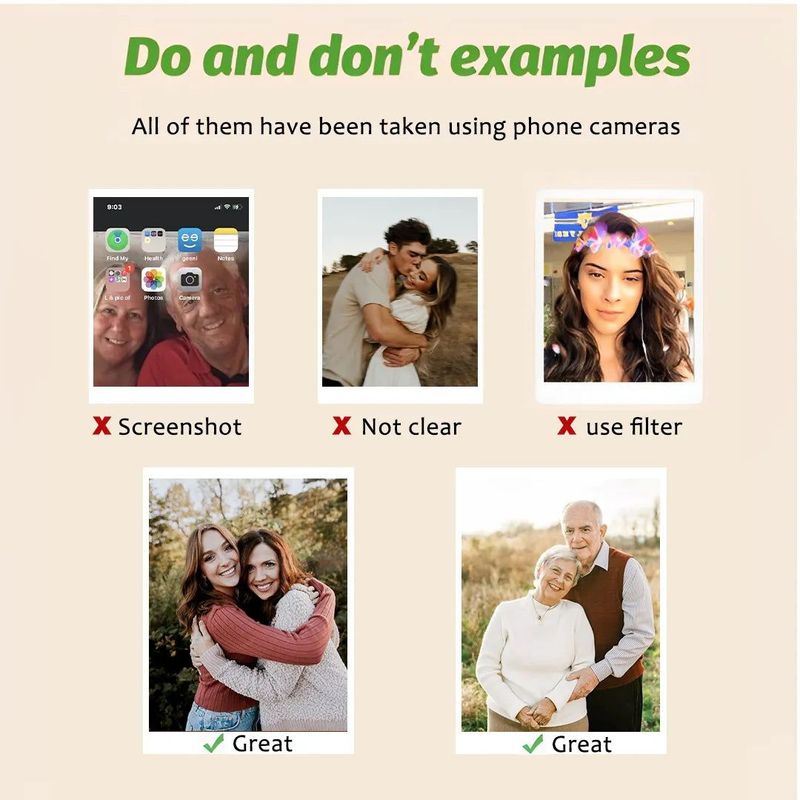 Personalized Upload Photo & Birthstone Ring