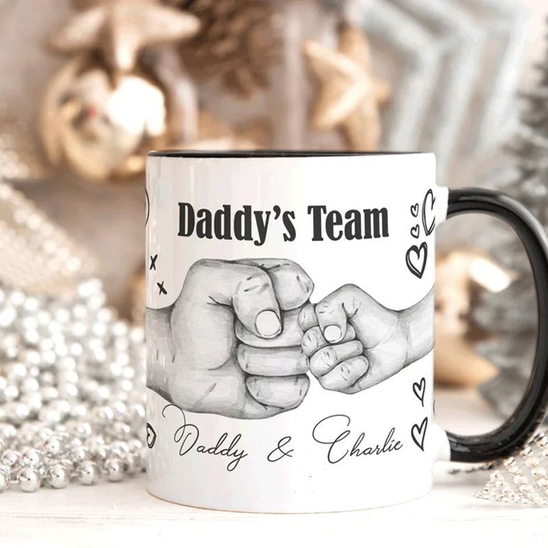 Dad's Team-Customized Mug Father's Day Gift