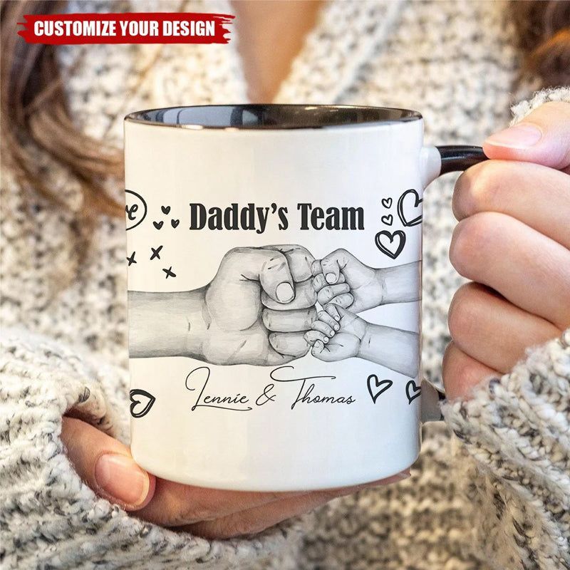 Dad's Team-Customized Mug Father's Day Gift