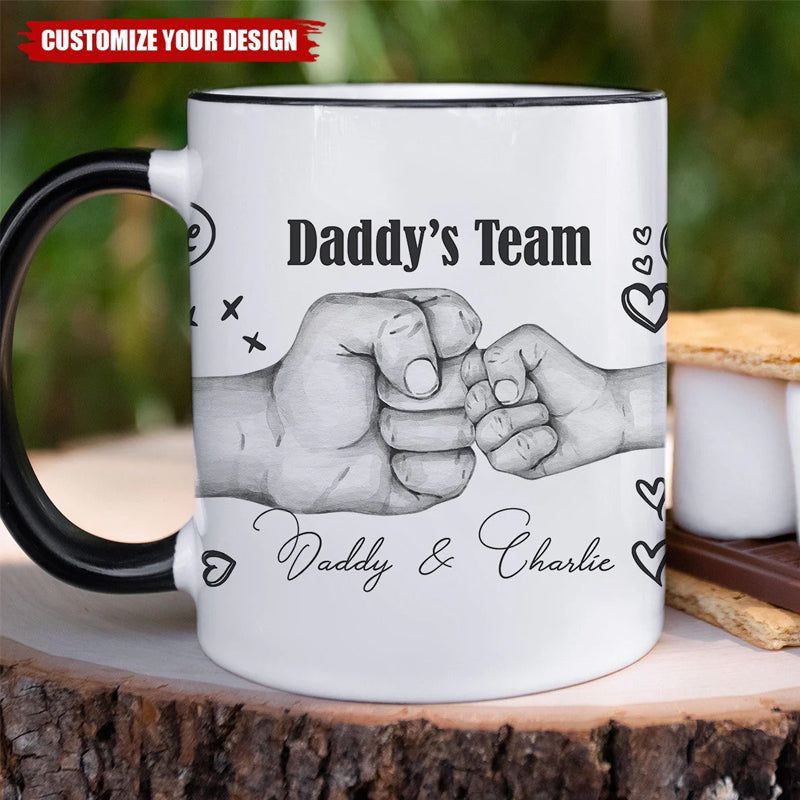 Dad's Team-Customized Mug Father's Day Gift