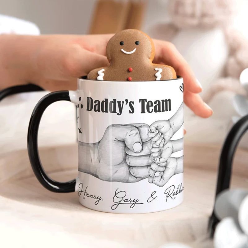 Dad's Team-Customized Mug Father's Day Gift