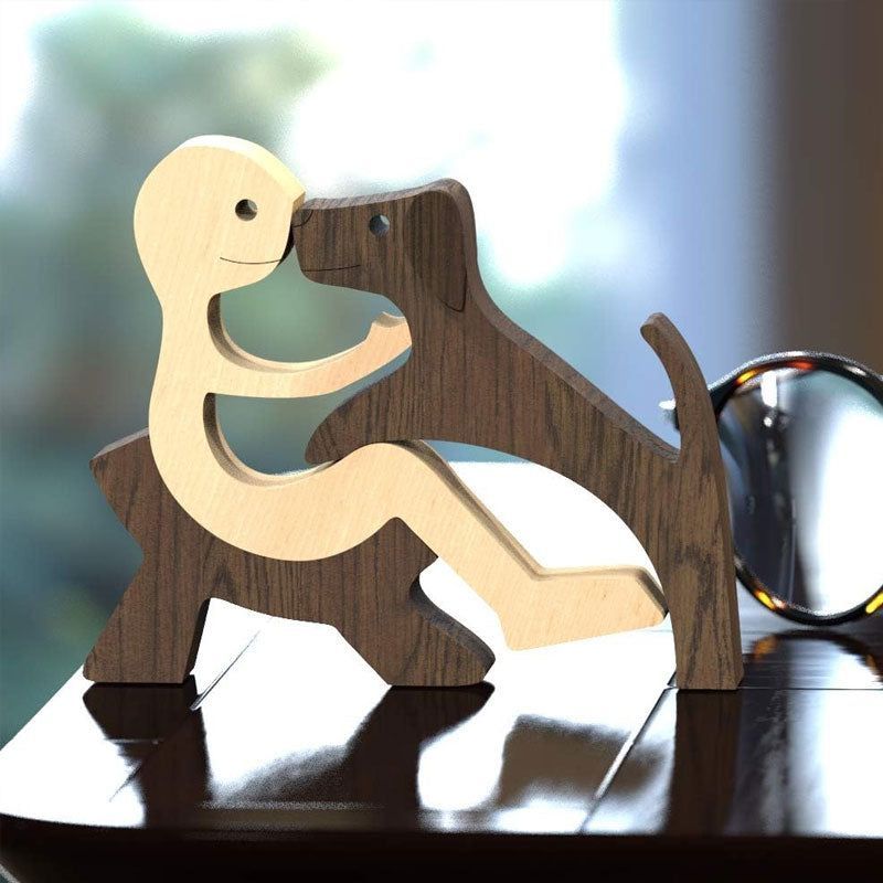 Personalized Custom Wooden Pet Carvings - Cuteness Overload - Gift For Pet Lovers