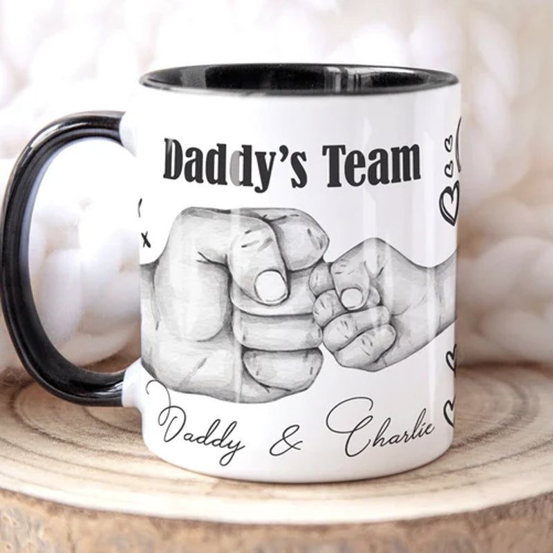 Dad's Team-Customized Mug Father's Day Gift