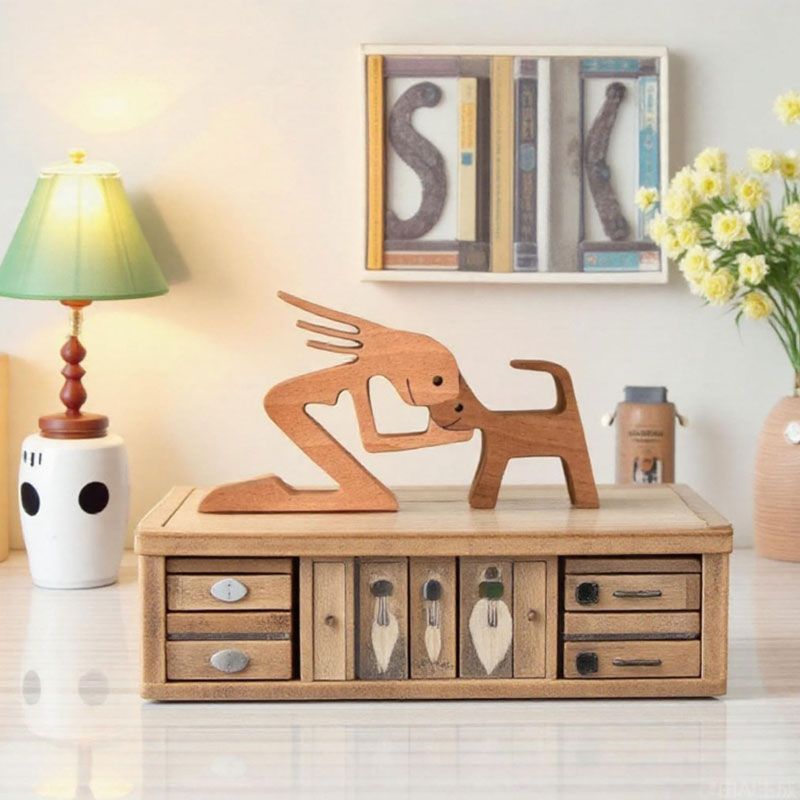 Personalized Custom Wooden Pet Carvings - Cuteness Overload - Gift For Pet Lovers