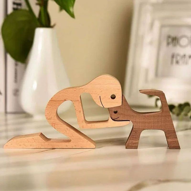 Personalized Custom Wooden Pet Carvings - Cuteness Overload - Gift For Pet Lovers