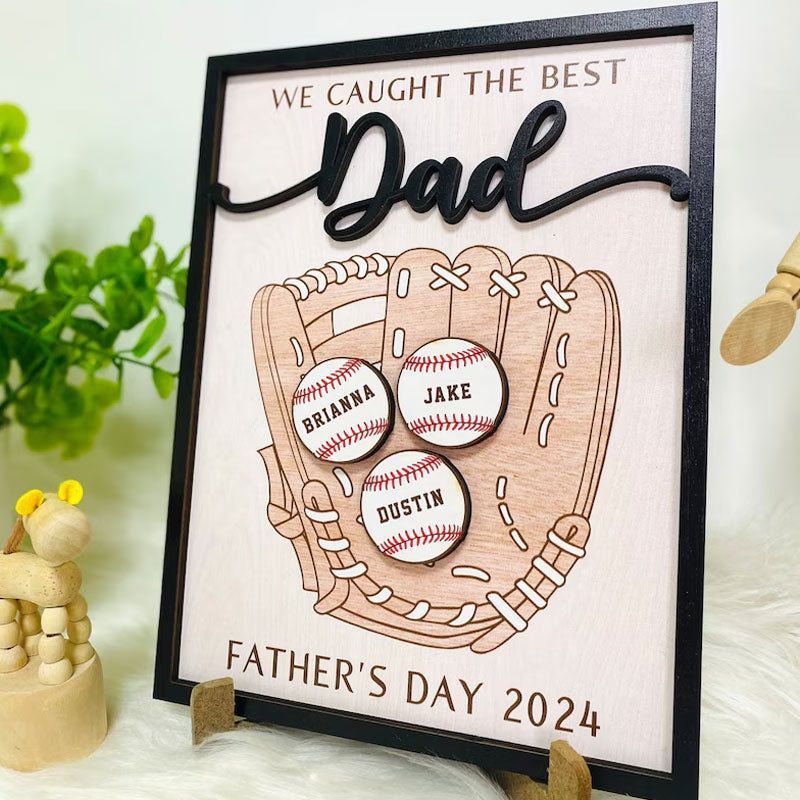 Personalized We Caught The Best Dad