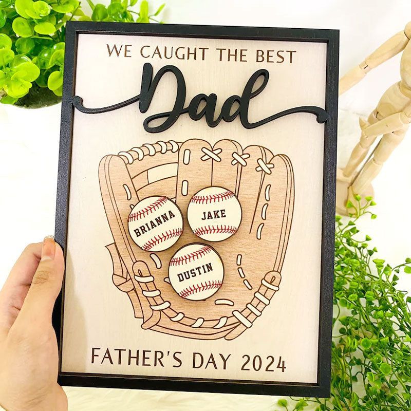 Personalized We Caught The Best Dad
