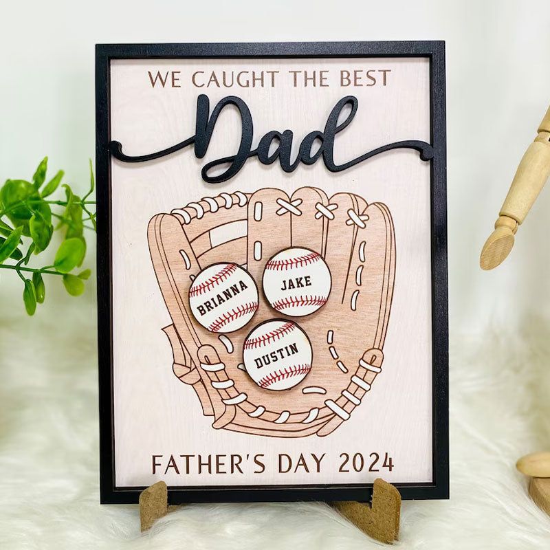 Personalized We Caught The Best Dad