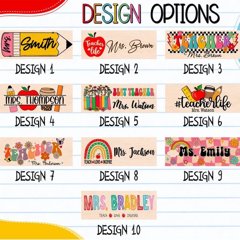 Customized Personalized Teacher Whiteboard Eraser