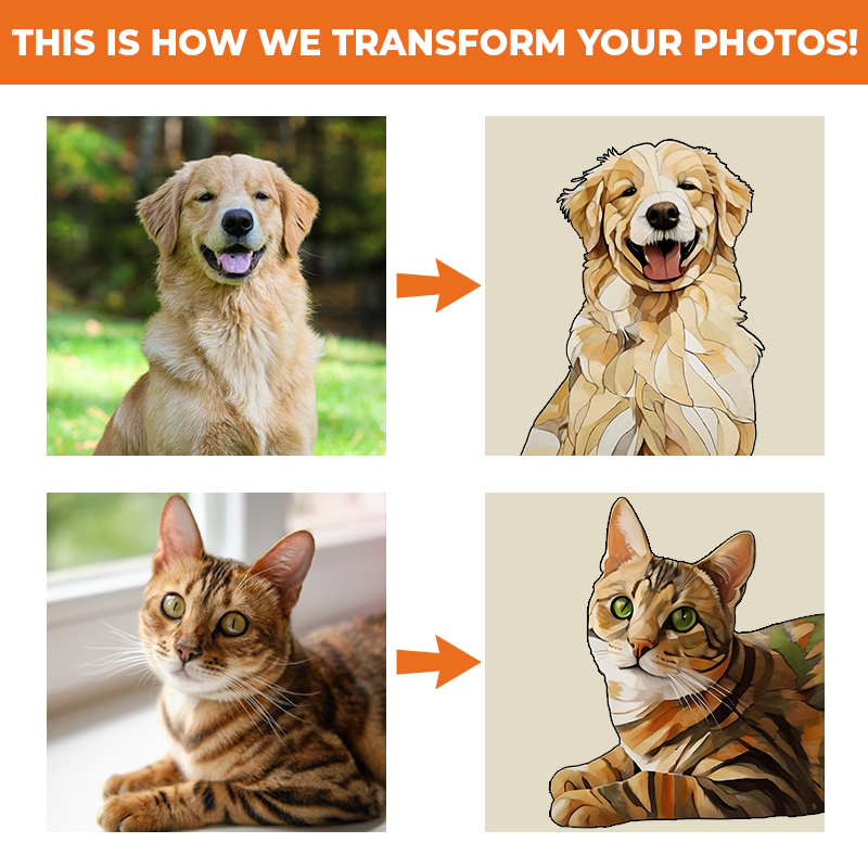 Custom Personalized 3D Imitation Stained Glass Printed Round Memorial Stone - Sympathy Gift for Pet Owners, Pet Lovers