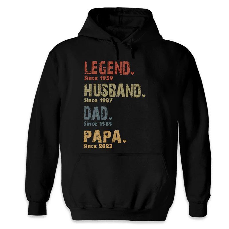 Custom Family Personalized Unisex Tops - Father's Day, Birthday Gifts for Dad, Grandpa