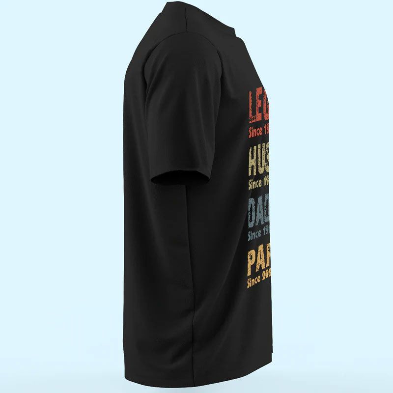 Custom Family Personalized Unisex Tops - Father's Day, Birthday Gifts for Dad, Grandpa