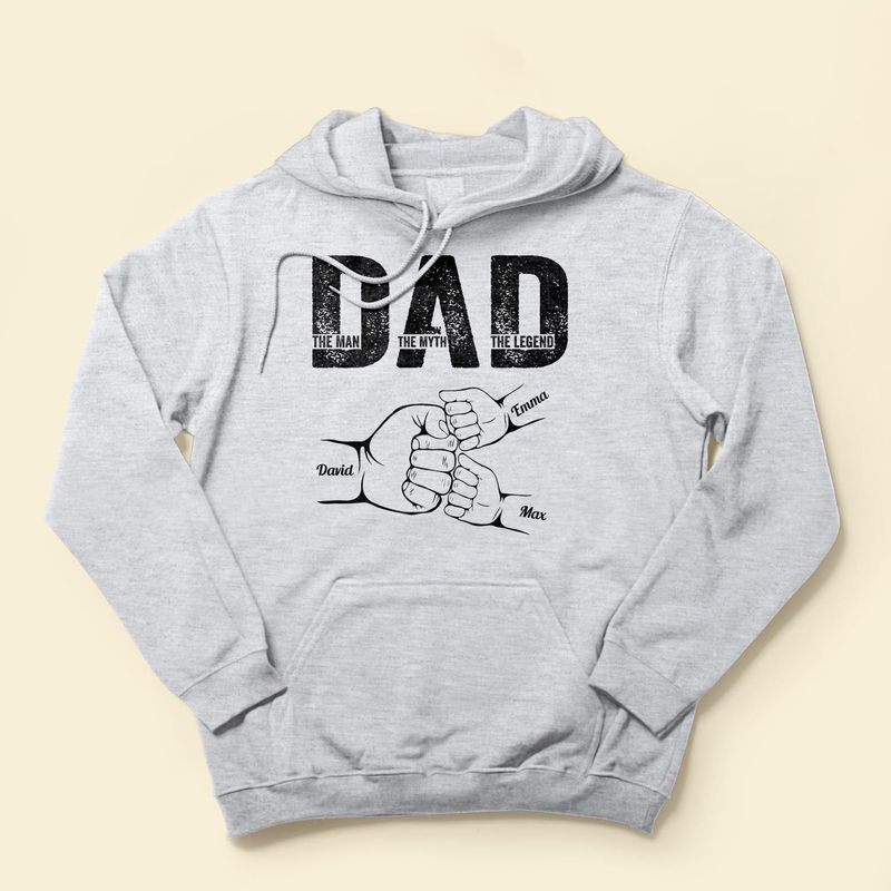 Dad The Man The Myth The Legend - Personalized Shirt Father's Day