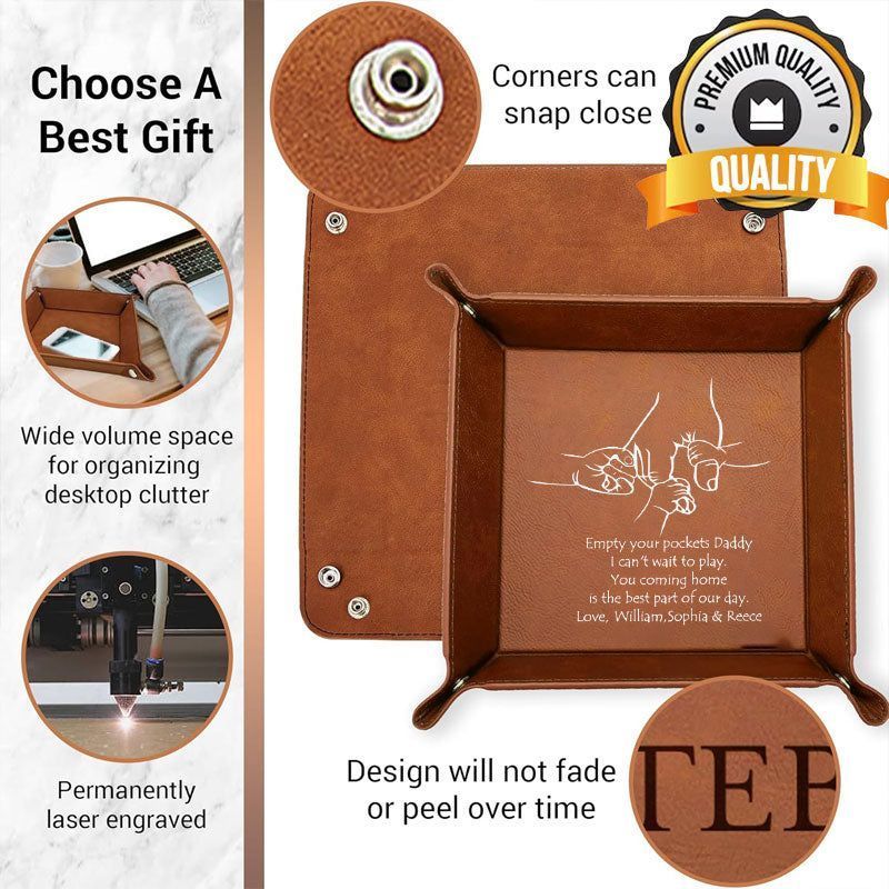 Personalized Valet Tray For Father's Day