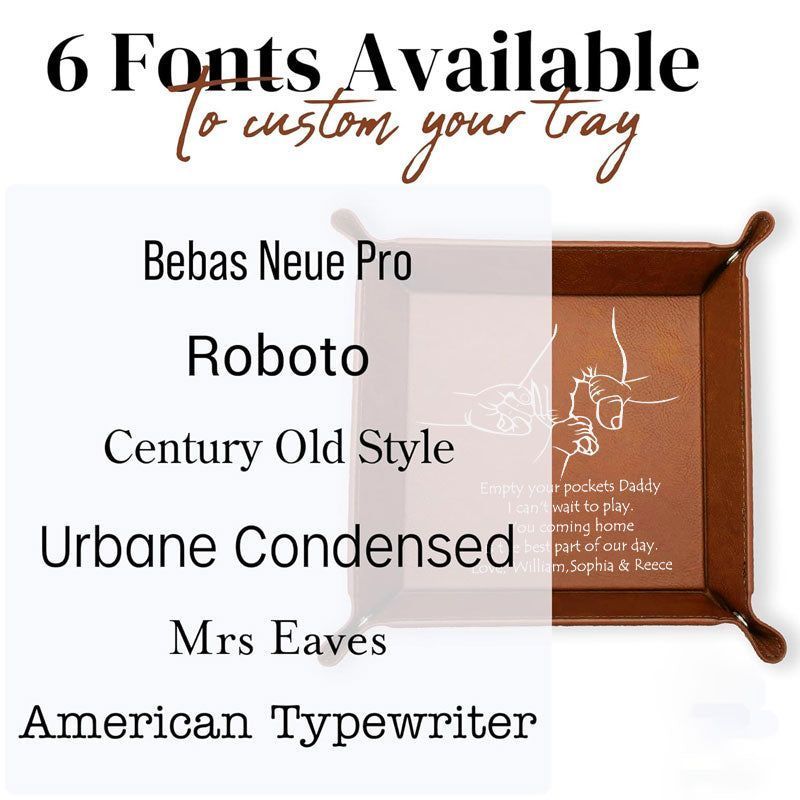 Personalized Valet Tray For Father's Day