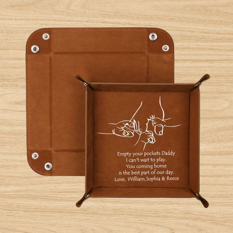 Personalized Valet Tray For Father's Day