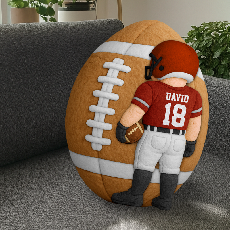 American Football Ugly Plush Pillow Personalized Gift For Football Players