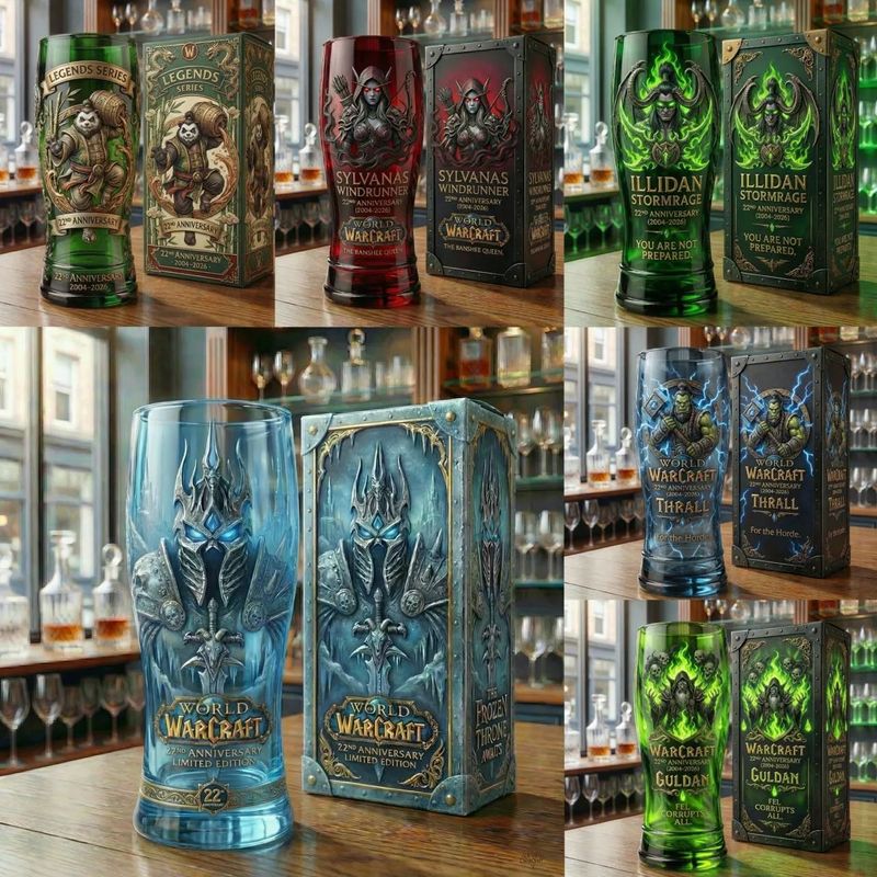 ⚔️ Azer Legends-Kollektor glas zum 22. Jahrestag