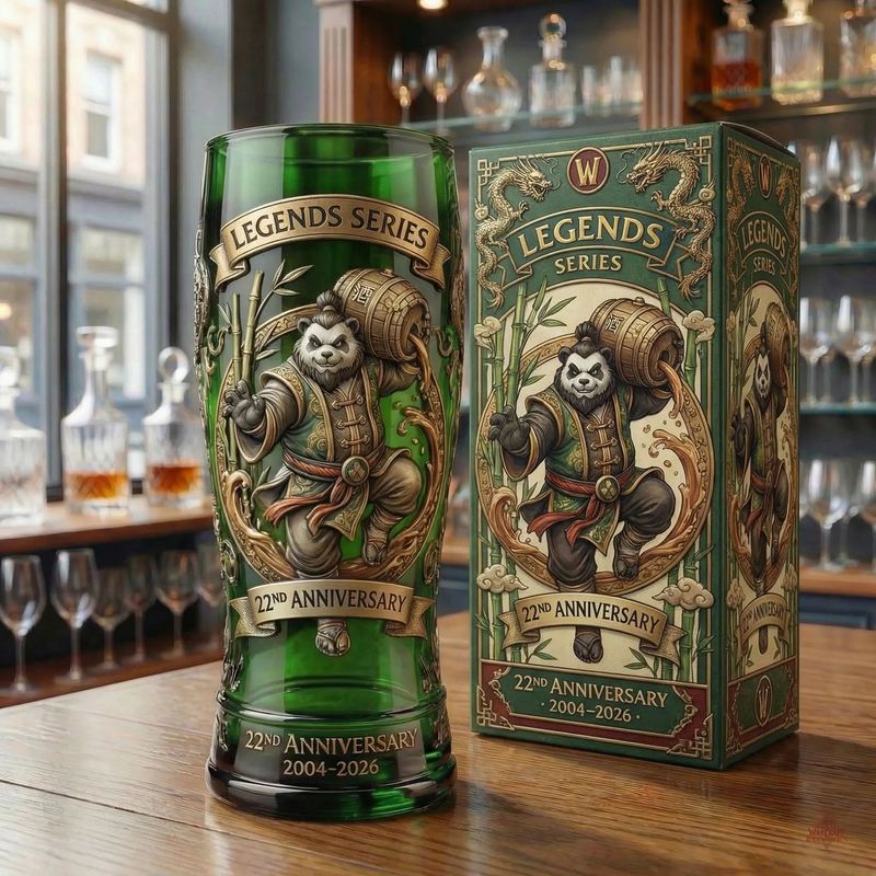 ⚔️ Azer Legends-Kollektor glas zum 22. Jahrestag