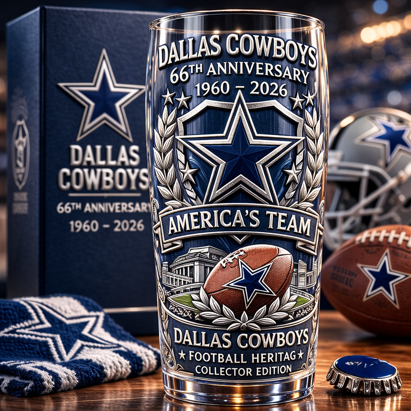🏈2026 Fußball mannschaft Jubiläum Sammler Pint Glas🎁