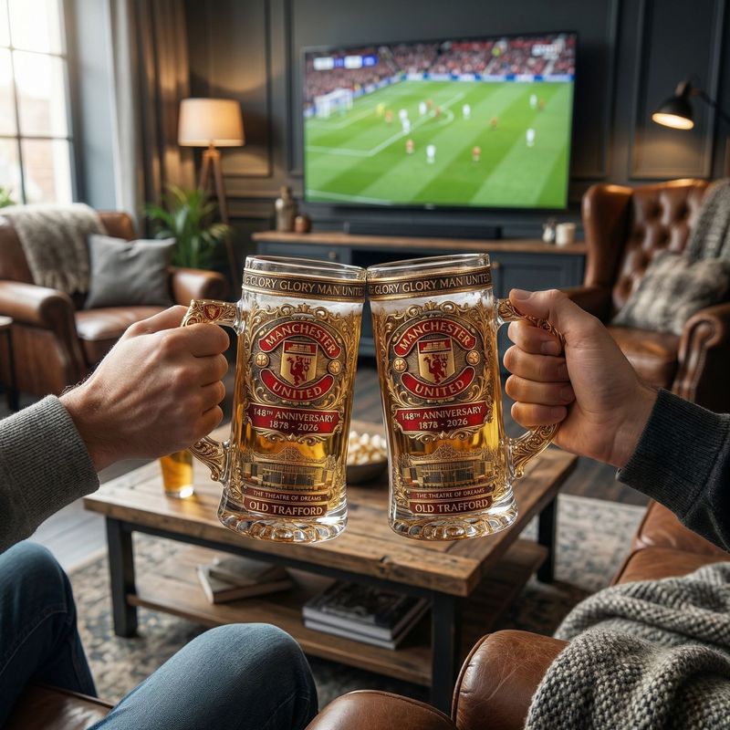 Manchester United 148. Jubiläum Erbe Bier Stein (1878-2026)